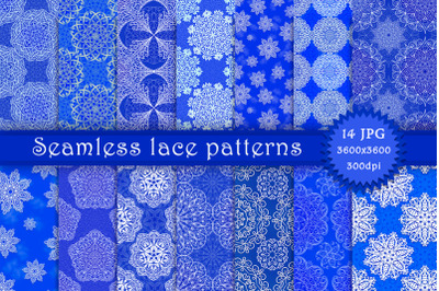 Seamless lace patterns