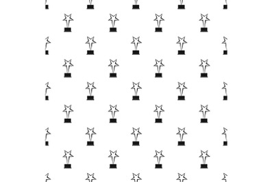 Star award pattern vector seamless