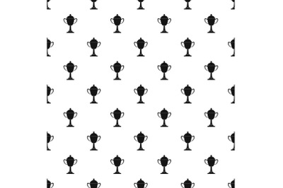Cup award pattern vector seamless