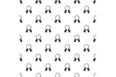 Award ribbon pattern vector seamless