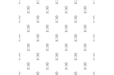Star award pattern vector seamless