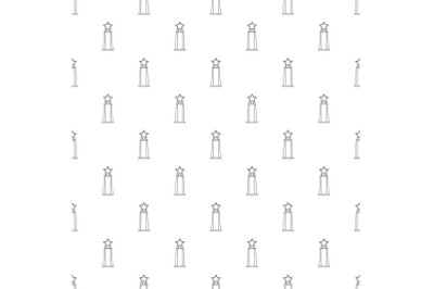 Star award pattern vector seamless