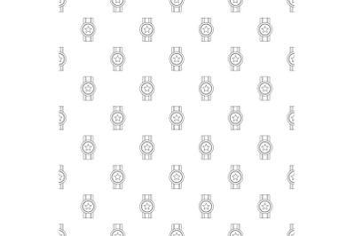 Award ribbon pattern vector seamless