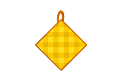 Potholder icon, flat style