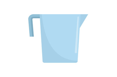 Beaker icon, flat style