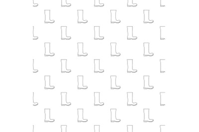 Rubber boots pattern vector seamless
