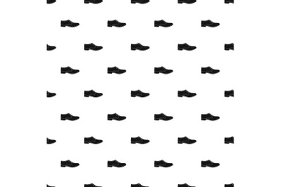 Men shoe pattern vector seamless