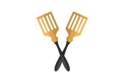 Skimmer icon, flat style