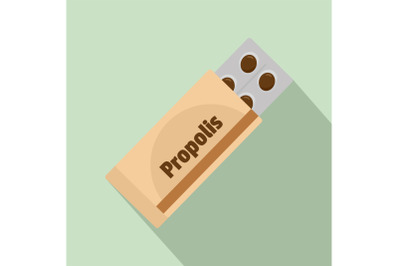 Propolis icon, flat style