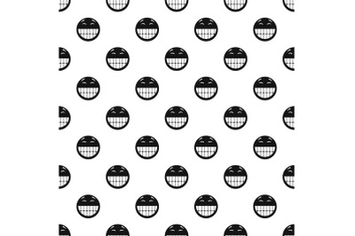 Smile pattern vector seamless