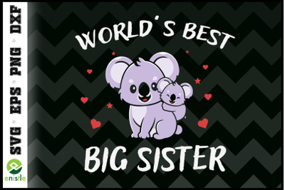 World&#039;s Best Big Sister Cute Koala