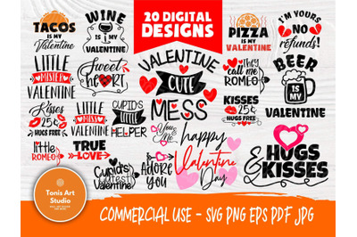 Valentine&#039;s SVG Bundle, Valentines Svg, Love Svg, Valentines cut files