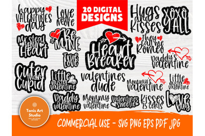 Valentine SVG Bundle, Kids Valentines Day, Love Svg, Valentines cut fi