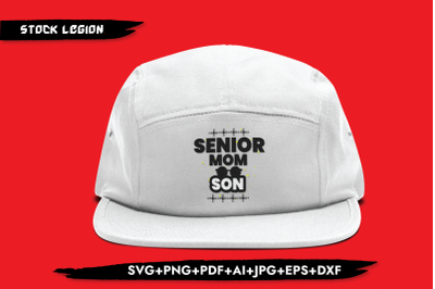 Senior Mom Son Glasses SVG