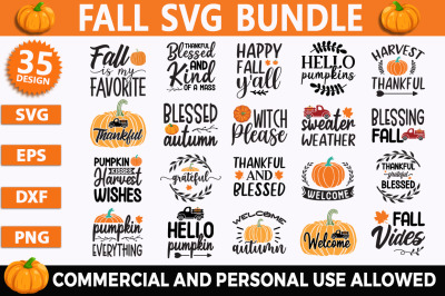 Fall SVG Bundle