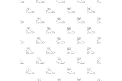 Woman shoes pattern vector seamless