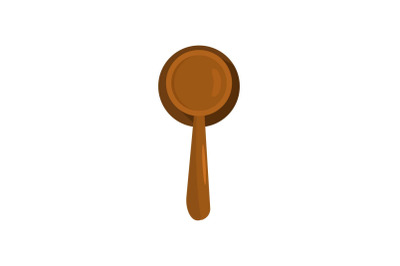 Judgement icon, flat style