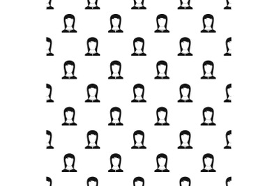 Best female avatar pattern vector seamless