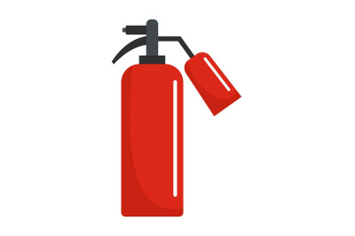 Extinguisher icon, flat style