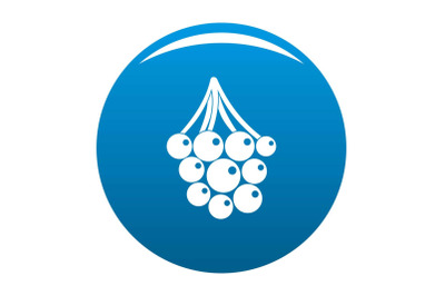 Sweet grape icon vector blue