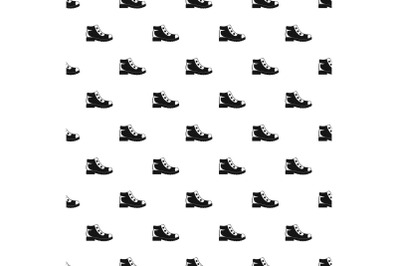 Hiking boots pattern vector seamless