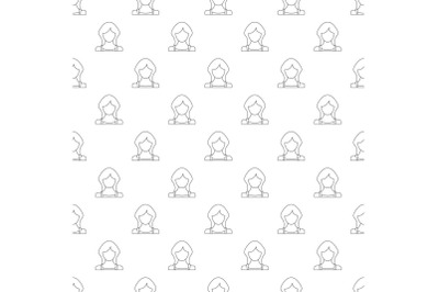 Best woman user pattern vector seamless