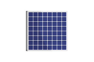 Eco energy icon, flat style