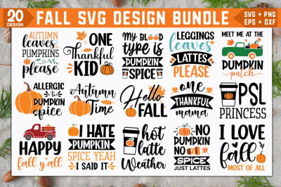 Fall SVG Bundle