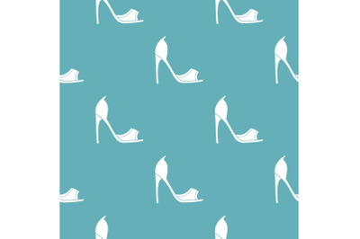 Woman shoes pattern vector seamless
