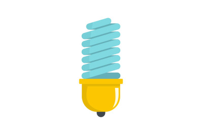Bulb icon, flat style