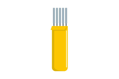 Industrial equipment icon, flat style