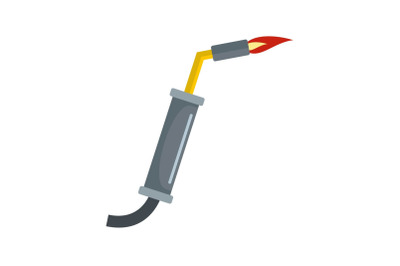 Gas icon, flat style