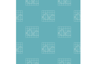 Finance chart pattern vector seamless