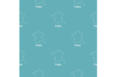 France map thin line vector simple