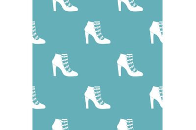 Woman shoes pattern vector seamless