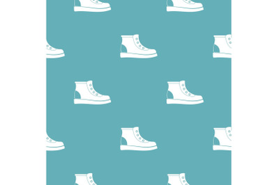 Hiking boots pattern vector seamless
