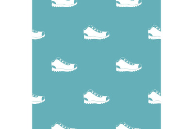Hiking boots pattern vector seamless