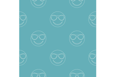 Smile pattern vector seamless