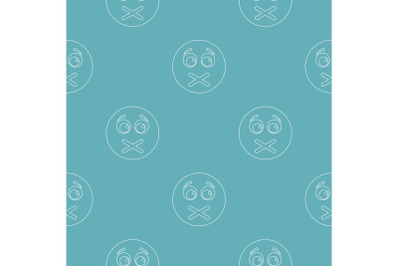 Smile pattern vector seamless