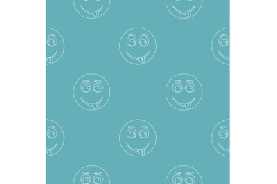 Smile pattern vector seamless