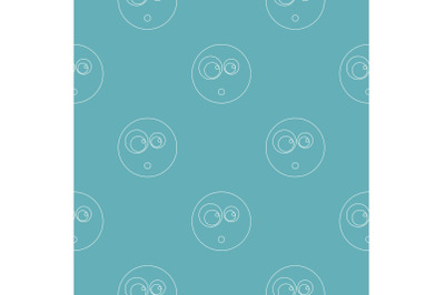 Surprised smile pattern vector seamless