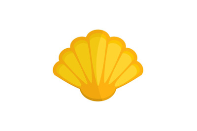 Nice shell icon, flat style