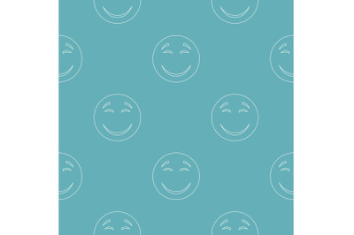 Smile pattern vector seamless
