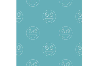 Smile pattern vector seamless