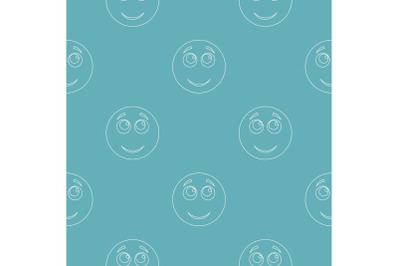 Smile pattern vector seamless