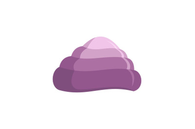 Ocean shell icon, flat style