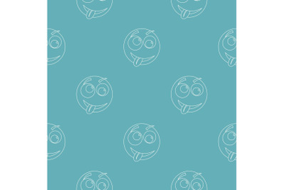 Smile pattern vector seamless