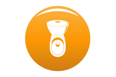 Wc icon vector orange