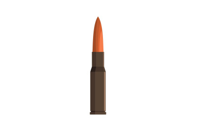 Bullet icon, flat style