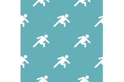 Stick figure stickman pattern vector seamless